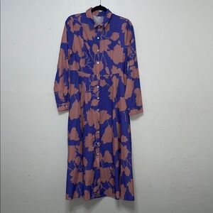 Floral Button-Down Dress